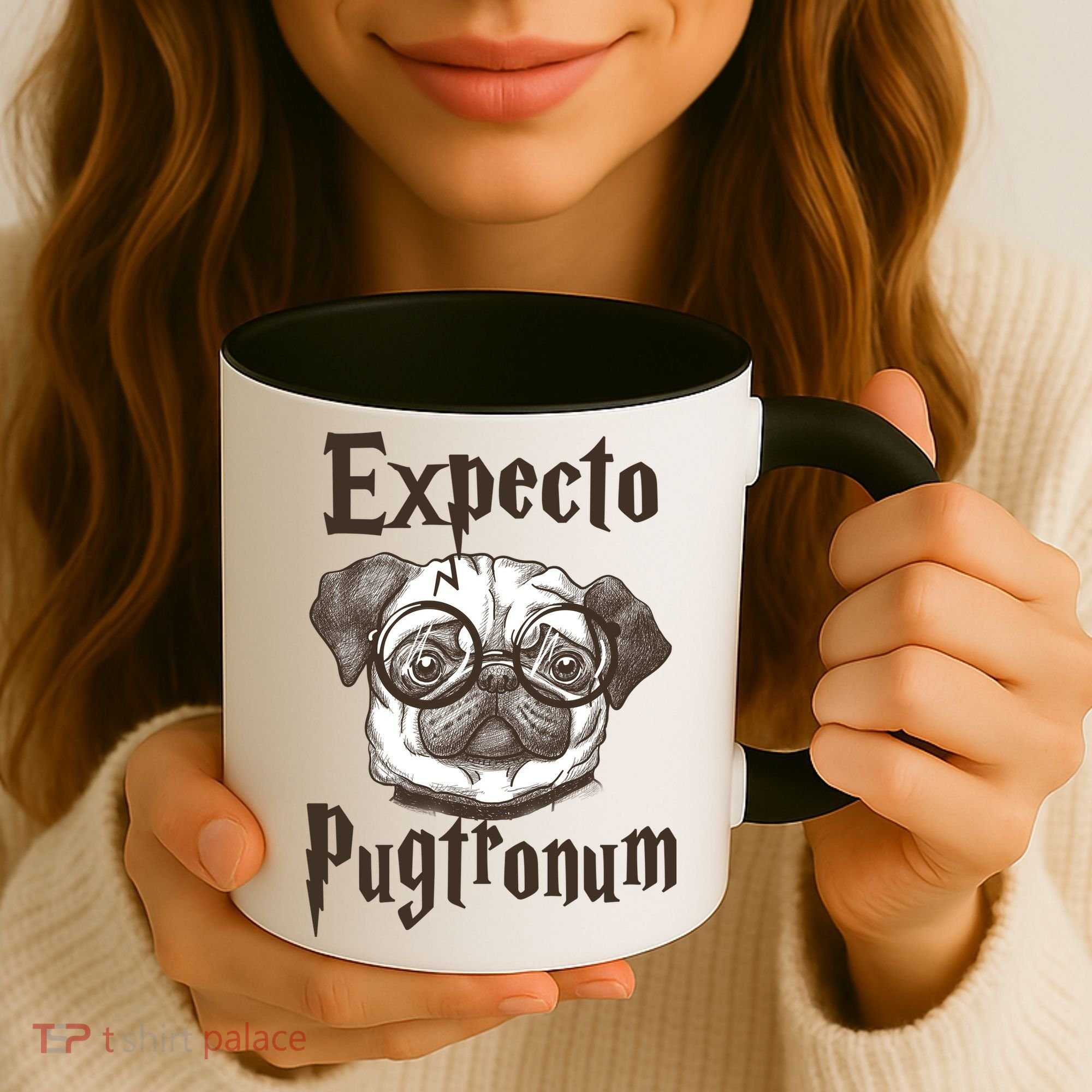Expecto Pugtronum Funny Pug Coffee Mug
