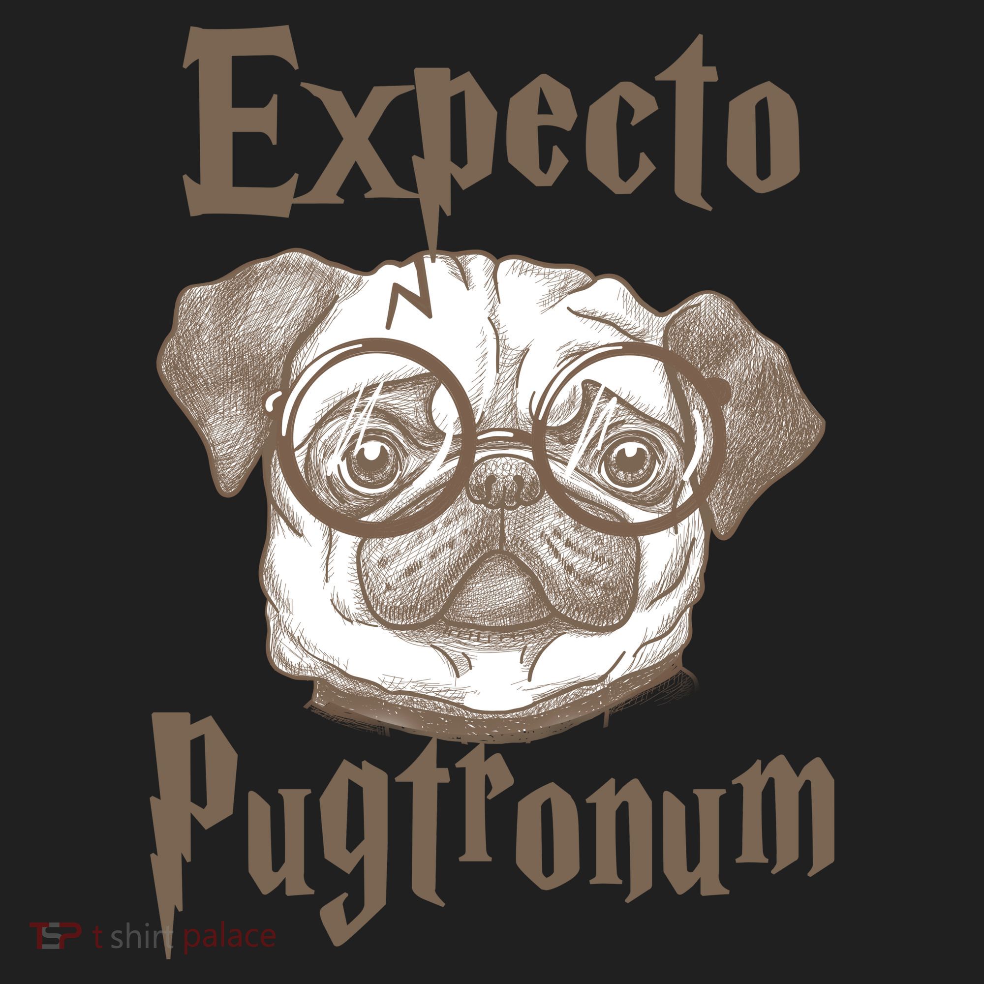 Expecto Pugtronum Funny Pug Beanie