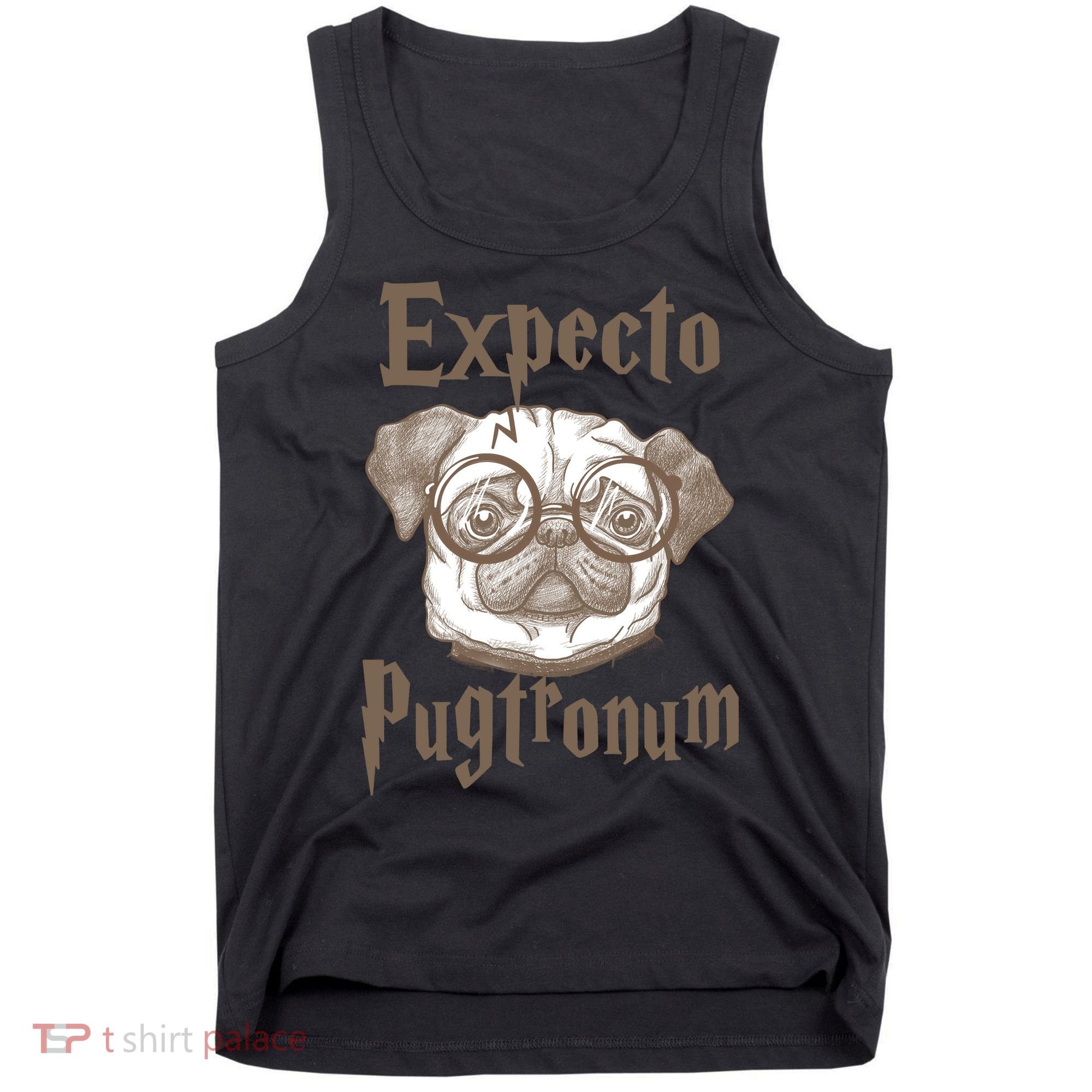 Expecto Pugtronum Funny Pug Tank Top