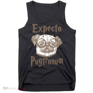 Expecto Pugtronum Funny Pug Tank Top