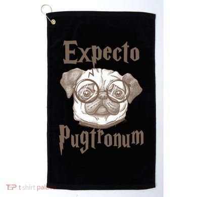 Expecto Pugtronum Funny Pug Golf Towel