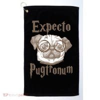 Expecto Pugtronum Funny Pug Golf Towel thumb 0