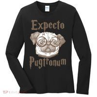 Expecto Pugtronum Funny Pug Women's Long Sleeve Shirt thumb 0