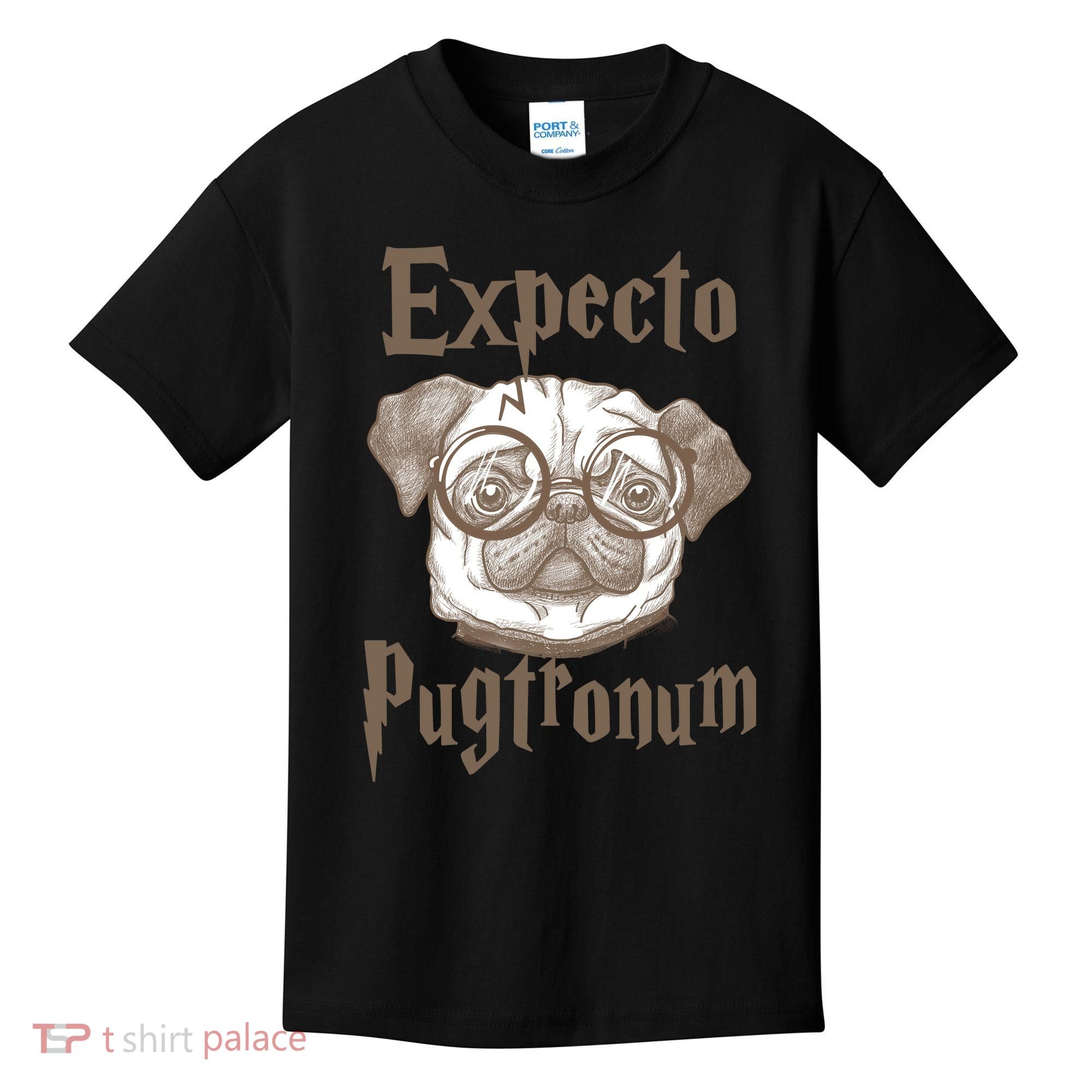 Expecto Pugtronum Funny Pug Kids T-Shirt