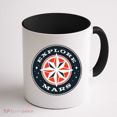 Explore Mars Coffee Mug back