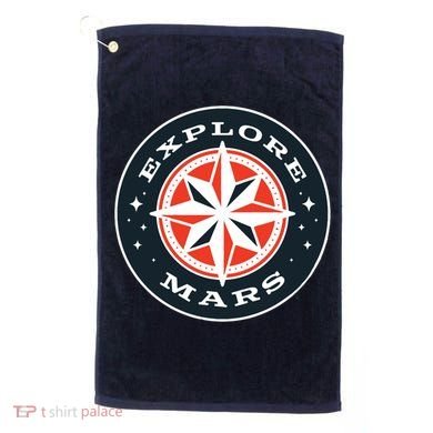 Explore Mars Golf Towel