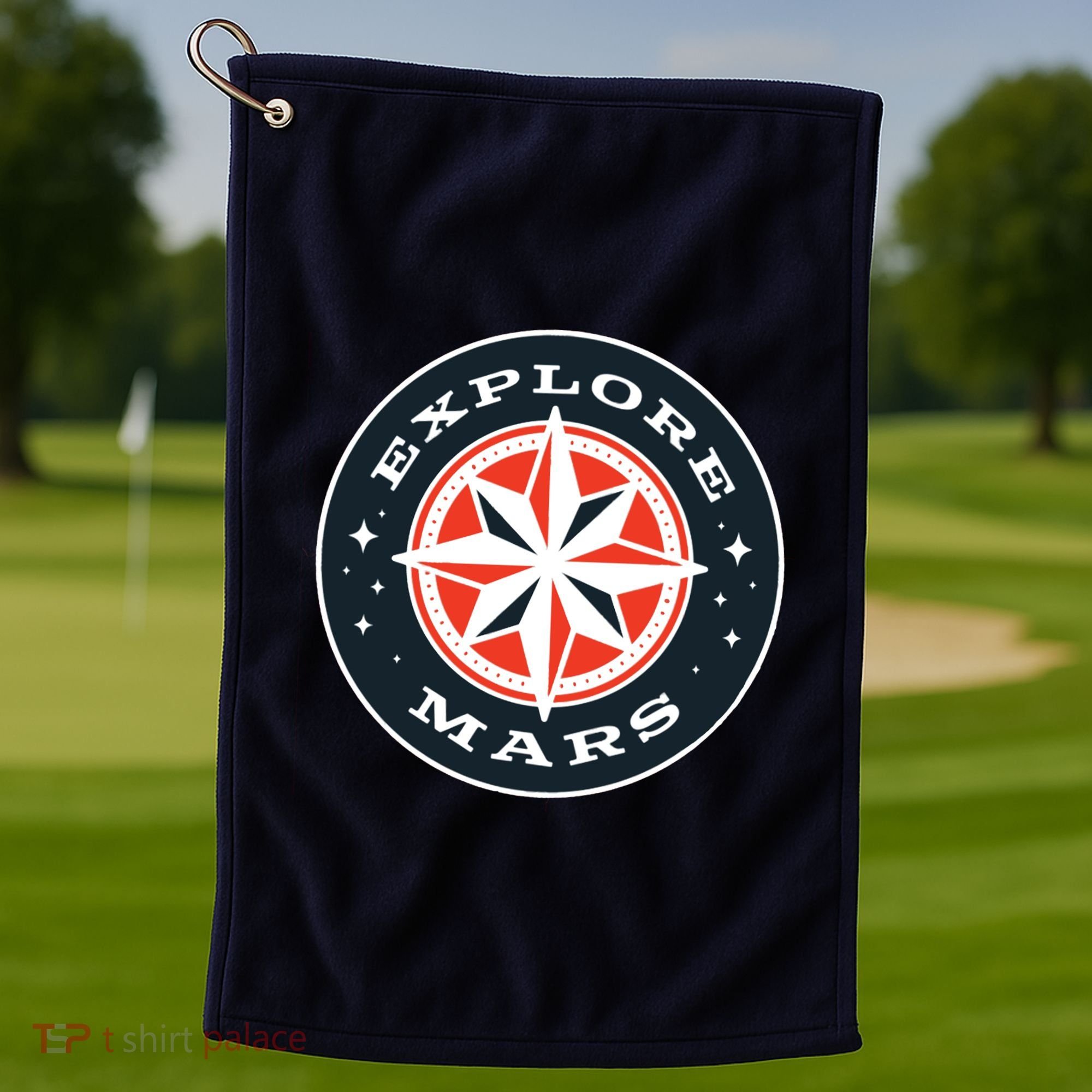 Explore Mars Golf Towel