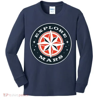 Explore Mars Kids Long Sleeve Shirt