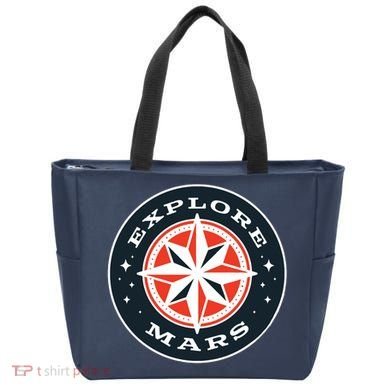 Explore Mars Tote Bag