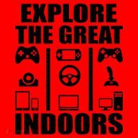 Explore The Great Indoors Funny Video Game Santa Hat thumb 1