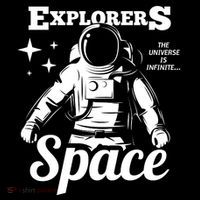 Explorers In Space Ornament thumb 1