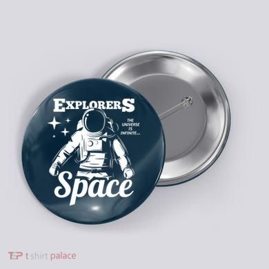 Explorers In Space Button
