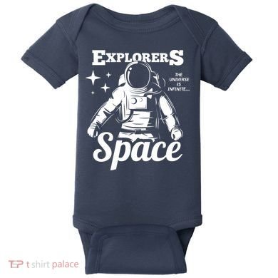 Explorers In Space Baby Bodysuit