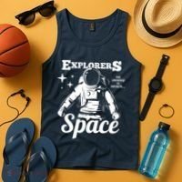 Explorers In Space Tank Top thumb 4