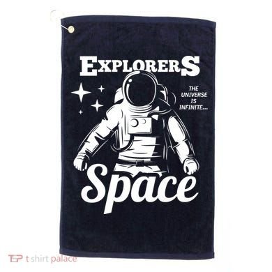 Explorers In Space Golf Towel