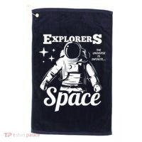Explorers In Space Golf Towel thumb 0