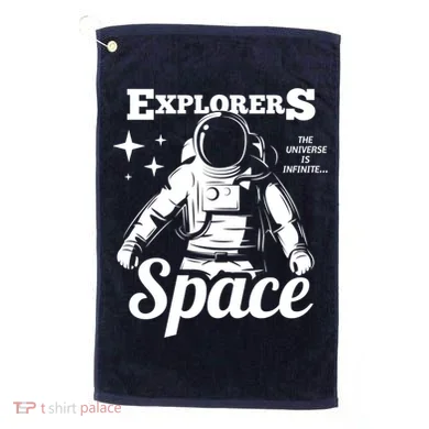 Explorers In Space Golf Towel