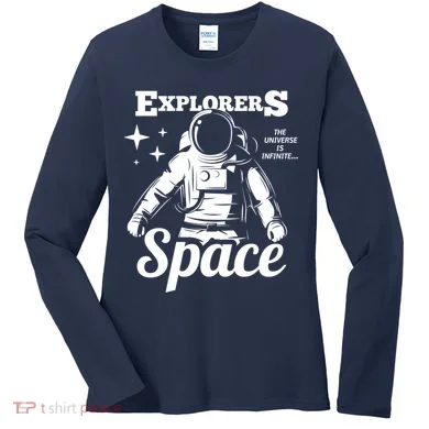 Explorers In Space Women's Long Sleeve Shirt