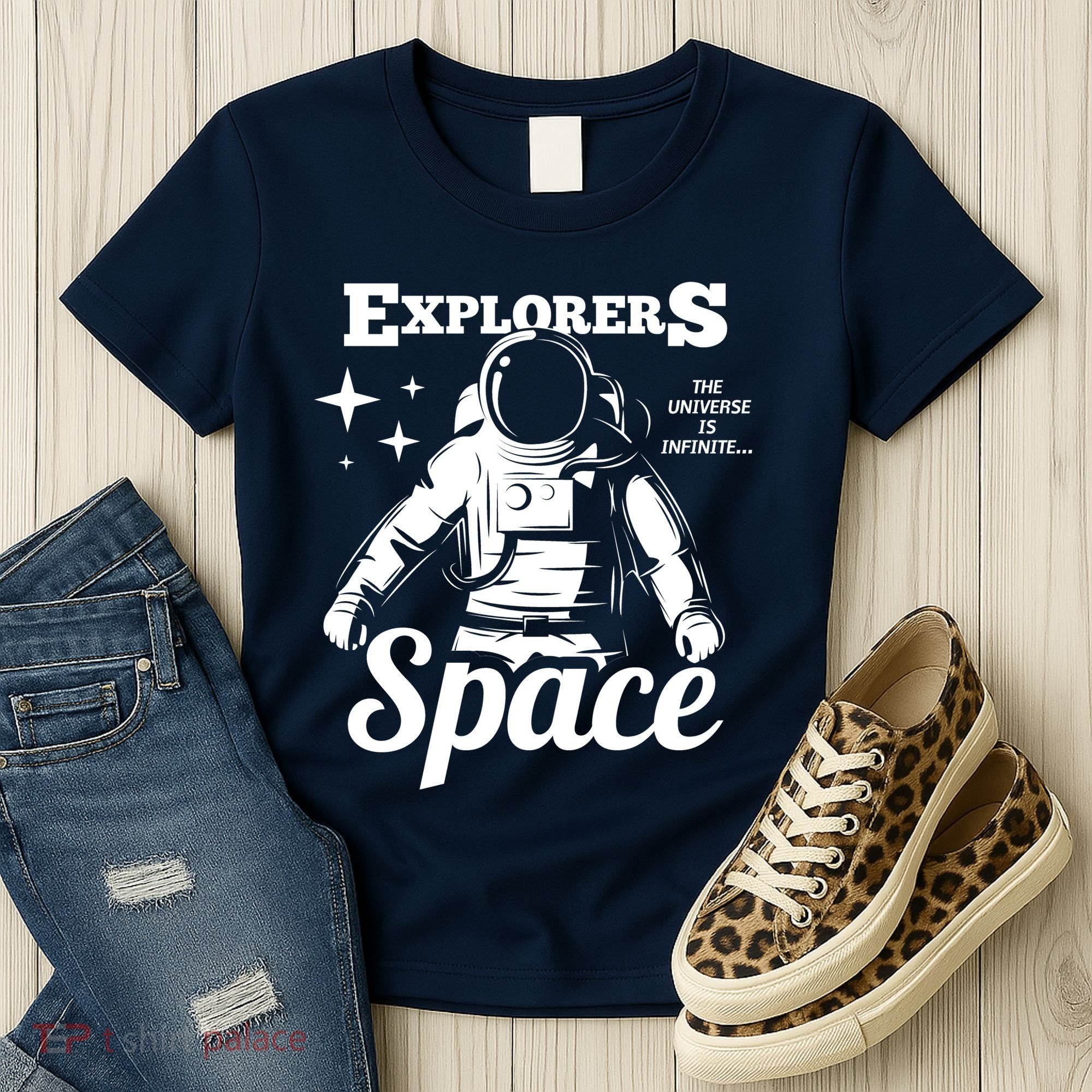 Explorers In Space Women's T-Shirt
