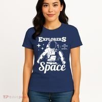 Explorers In Space Women's T-Shirt thumb 4