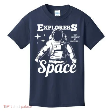 Explorers In Space Kids T-Shirt