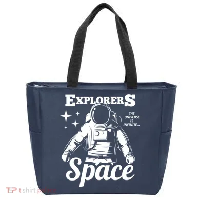 Explorers In Space Tote Bag