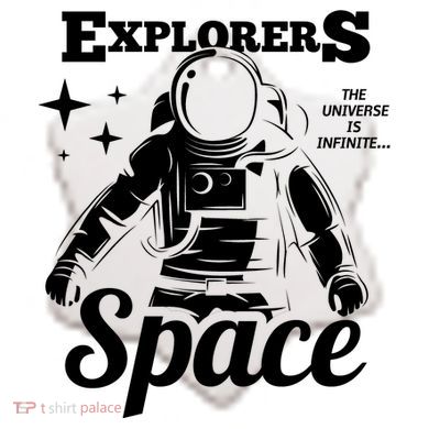 Explorers In Space Ceramic Ornament