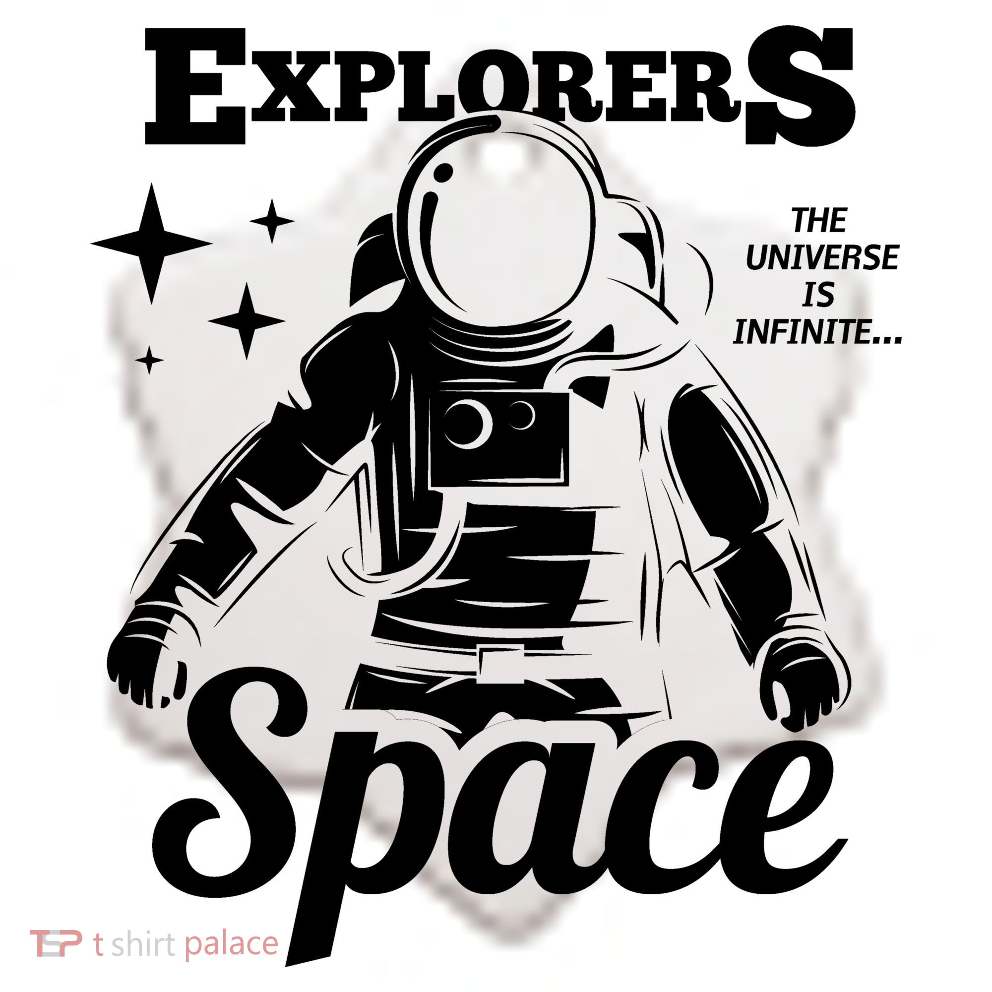 Explorers In Space Ceramic Ornament