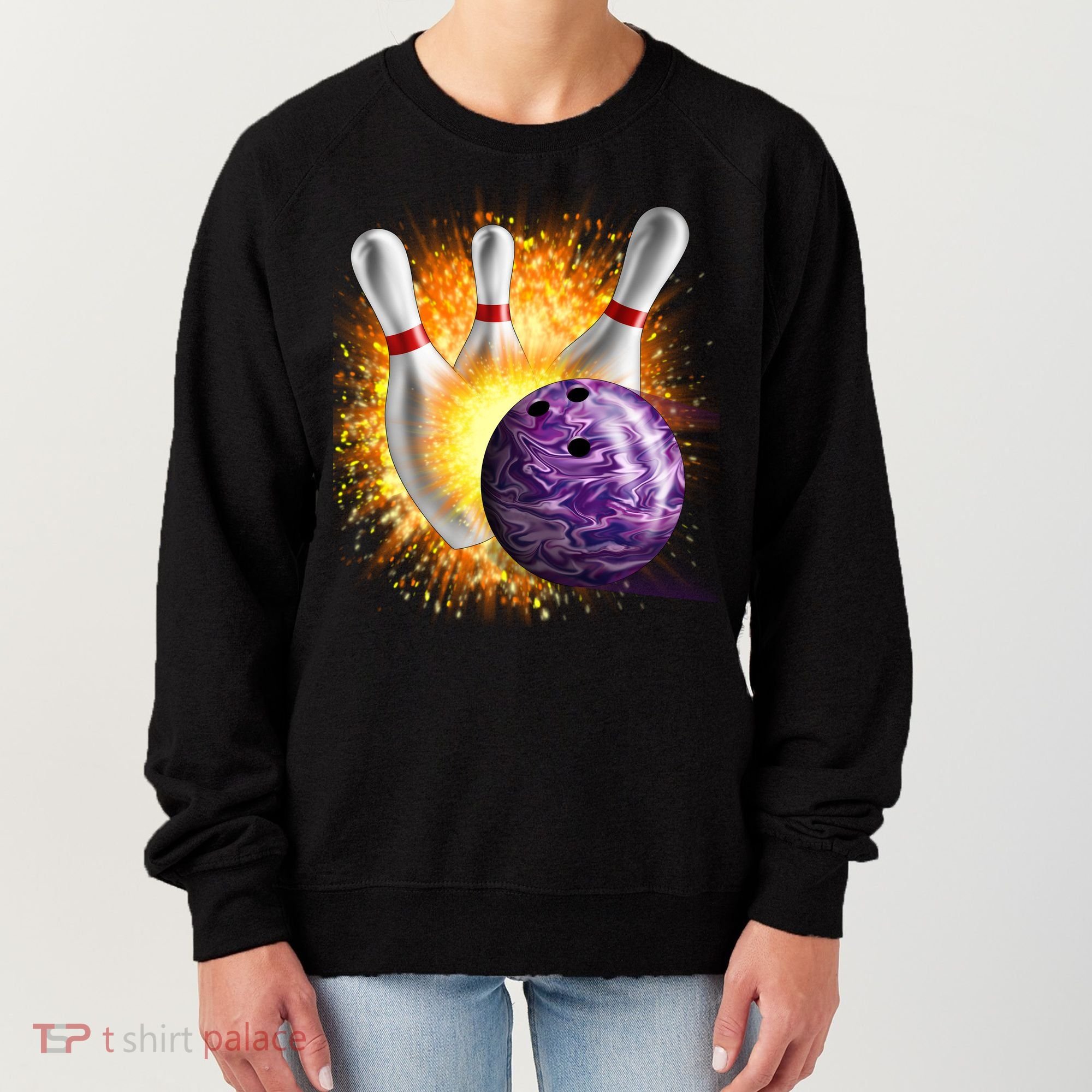 Explosive Spare Hit Bowling Women's Sweatshirt
