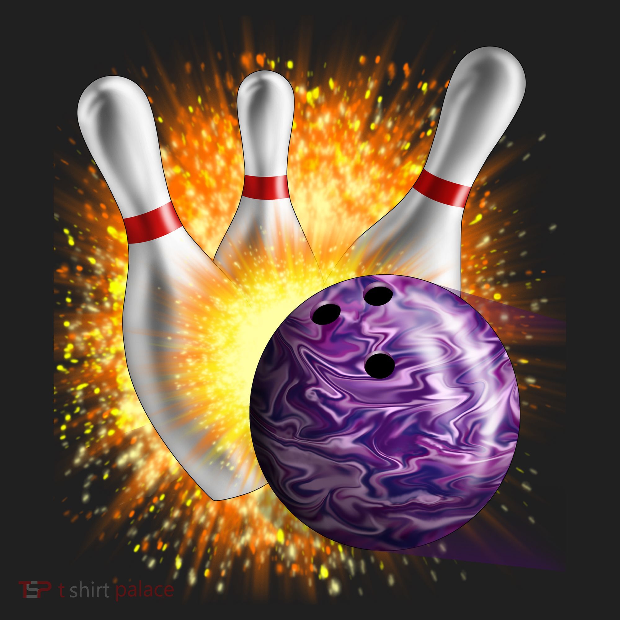 Explosive Spare Hit Bowling Women's Sweatshirt