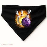 Explosive Spare Hit Bowling USA-Made Doggie Bandana thumb 0