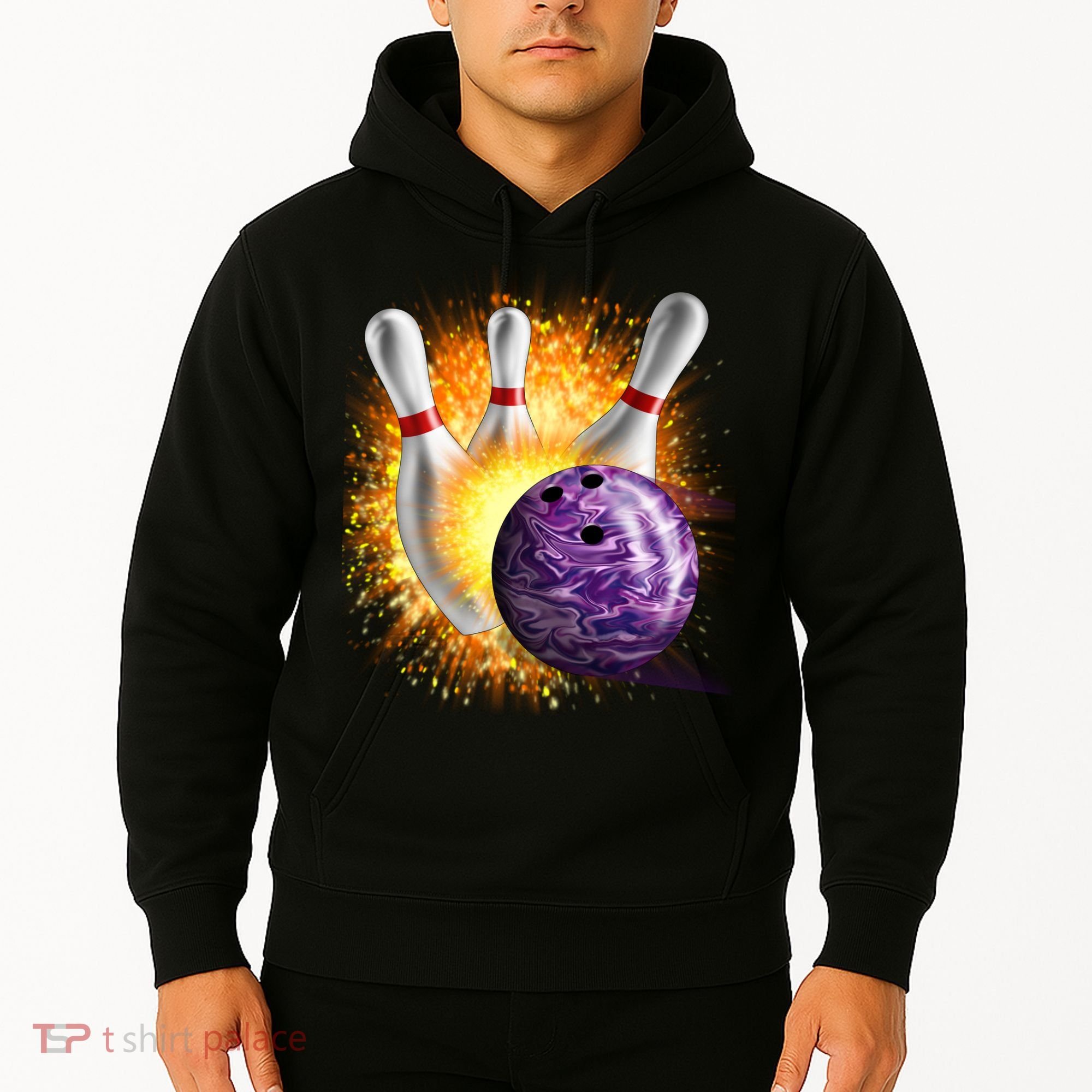 Explosive Spare Hit Bowling Hoodie