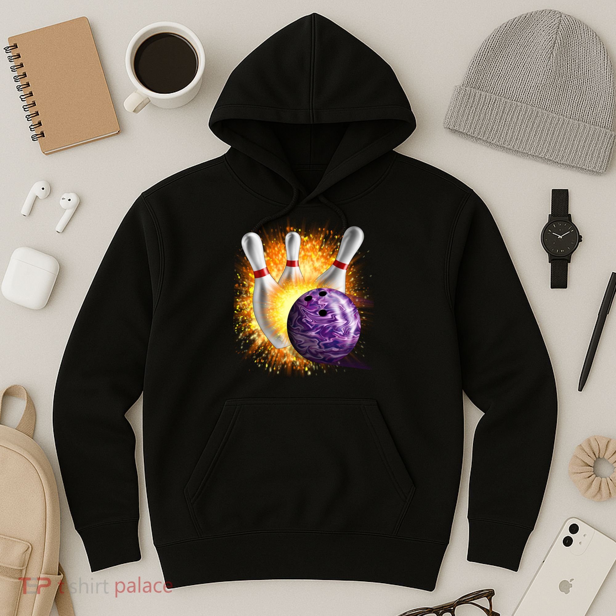 Explosive Spare Hit Bowling Hoodie