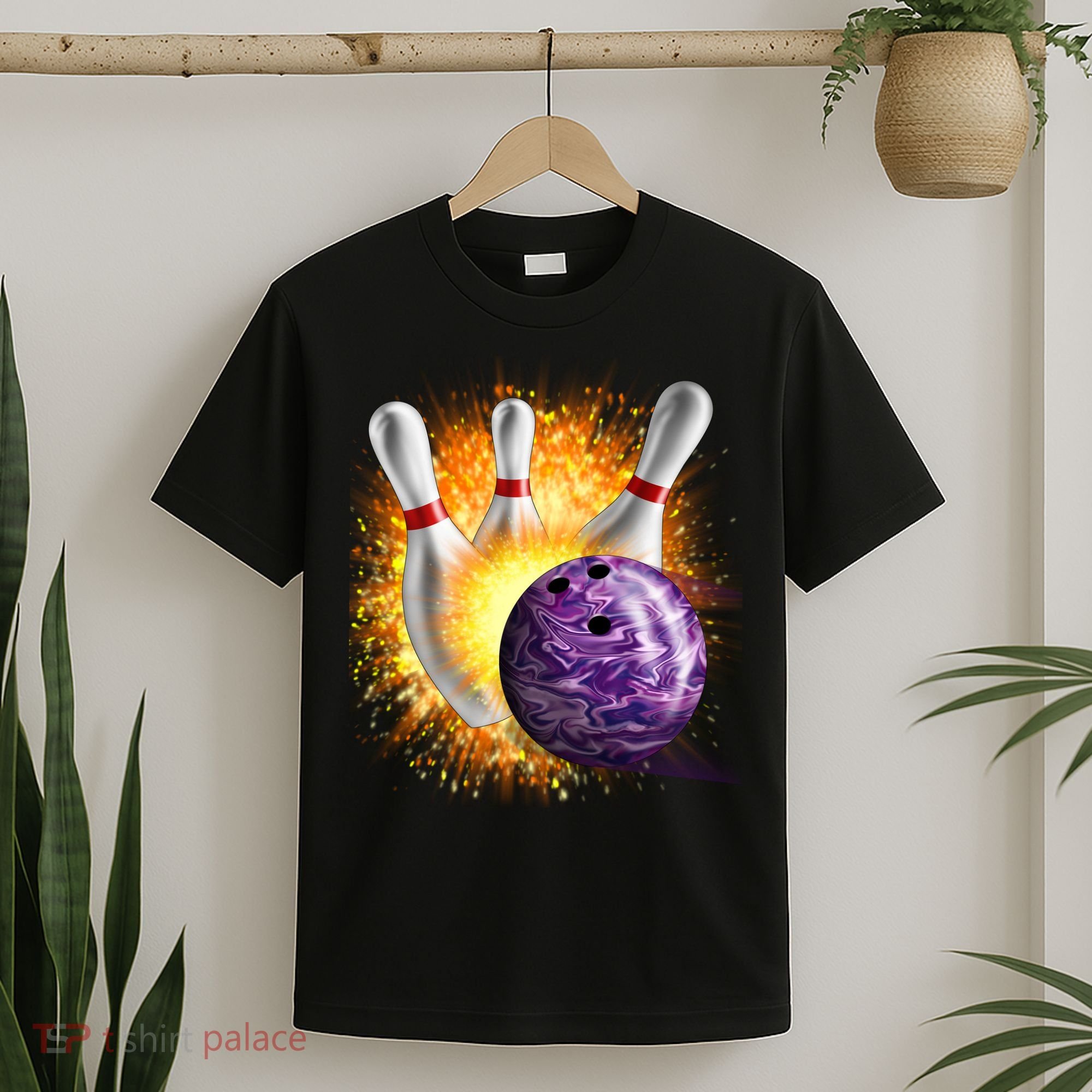 Explosive Spare Hit Bowling T-Shirt