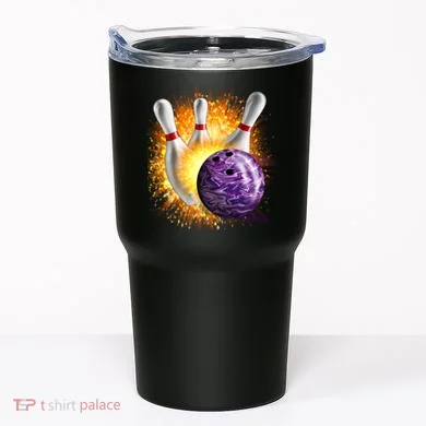 Explosive Spare Hit Bowling Tumbler