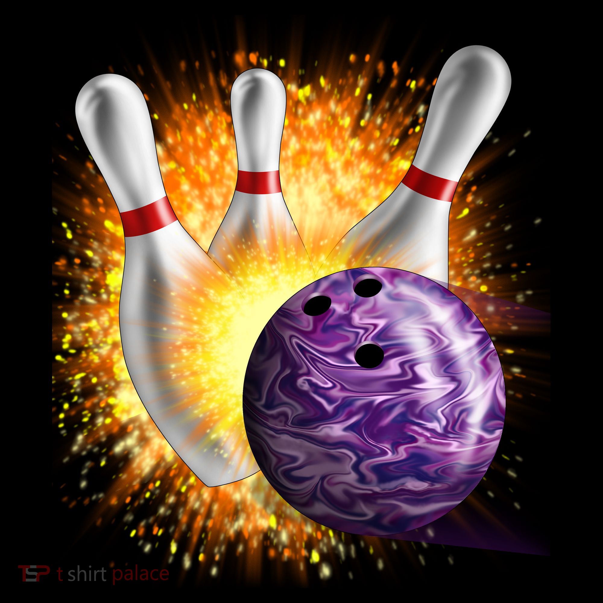 Explosive Spare Hit Bowling Mousepad