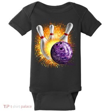 Explosive Spare Hit Bowling Baby Bodysuit