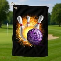 Explosive Spare Hit Bowling Golf Towel thumb 1