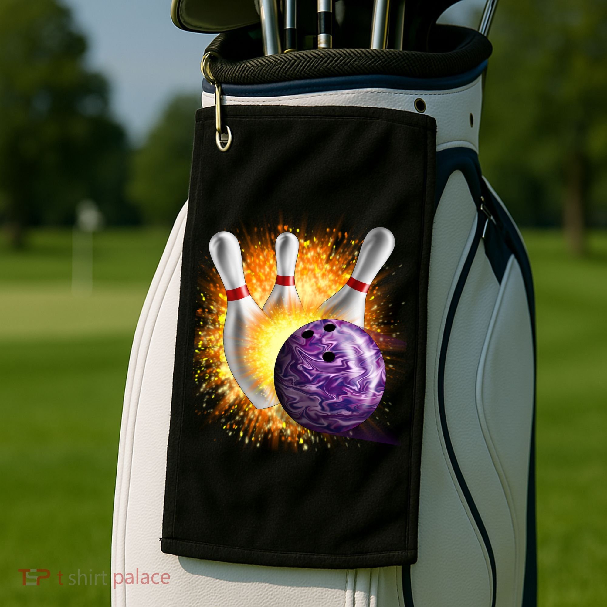 Explosive Spare Hit Bowling Golf Towel
