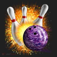 Explosive Spare Hit Bowling Golf Towel thumb 3