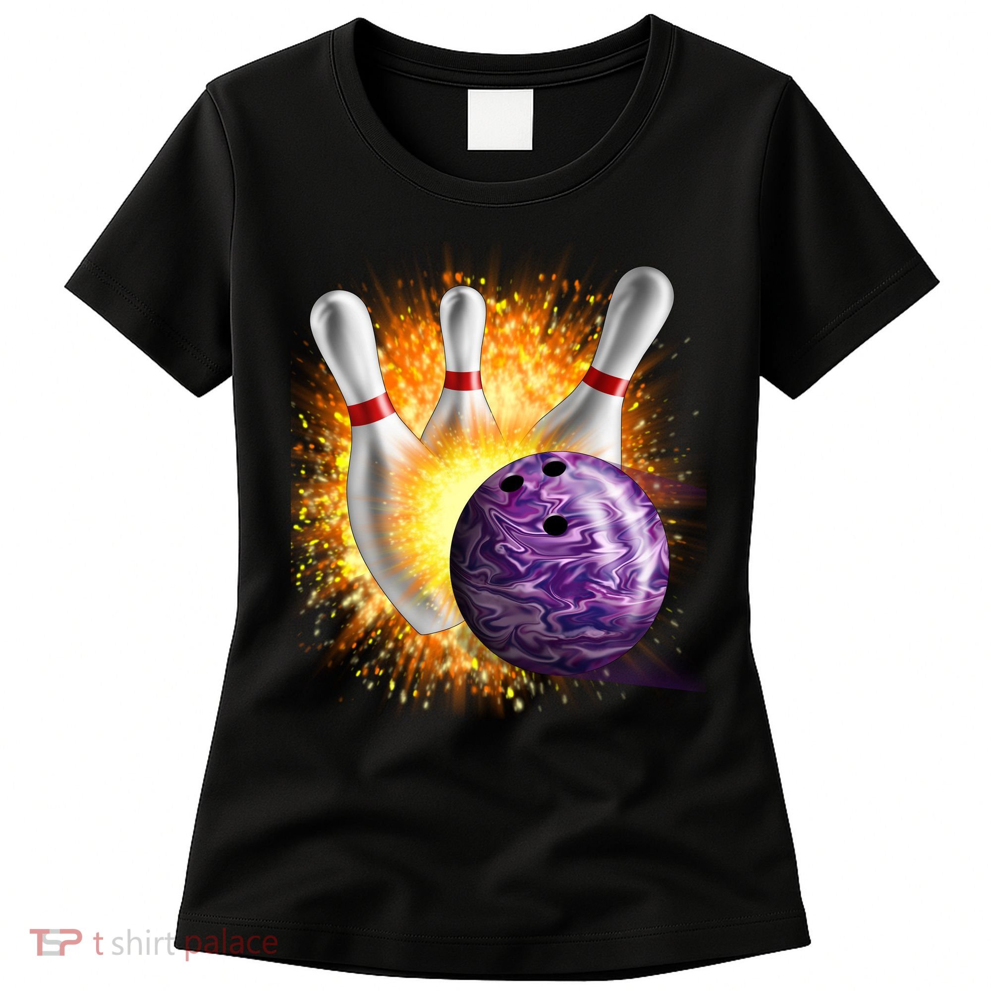 Explosive Spare Hit Bowling Women's T-Shirt