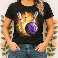 Explosive Spare Hit Bowling Women's T-Shirt thumb 2