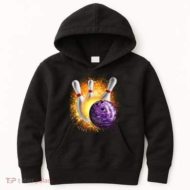 Explosive Spare Hit Bowling Kids Hoodie