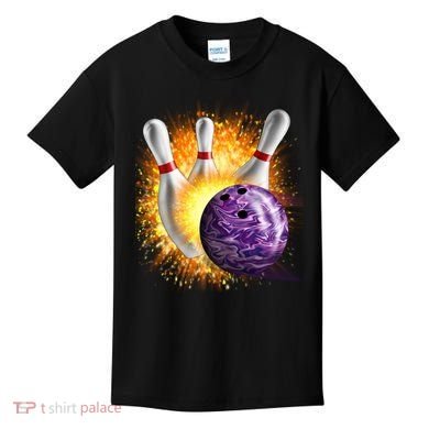 Explosive Spare Hit Bowling Kids T-Shirt