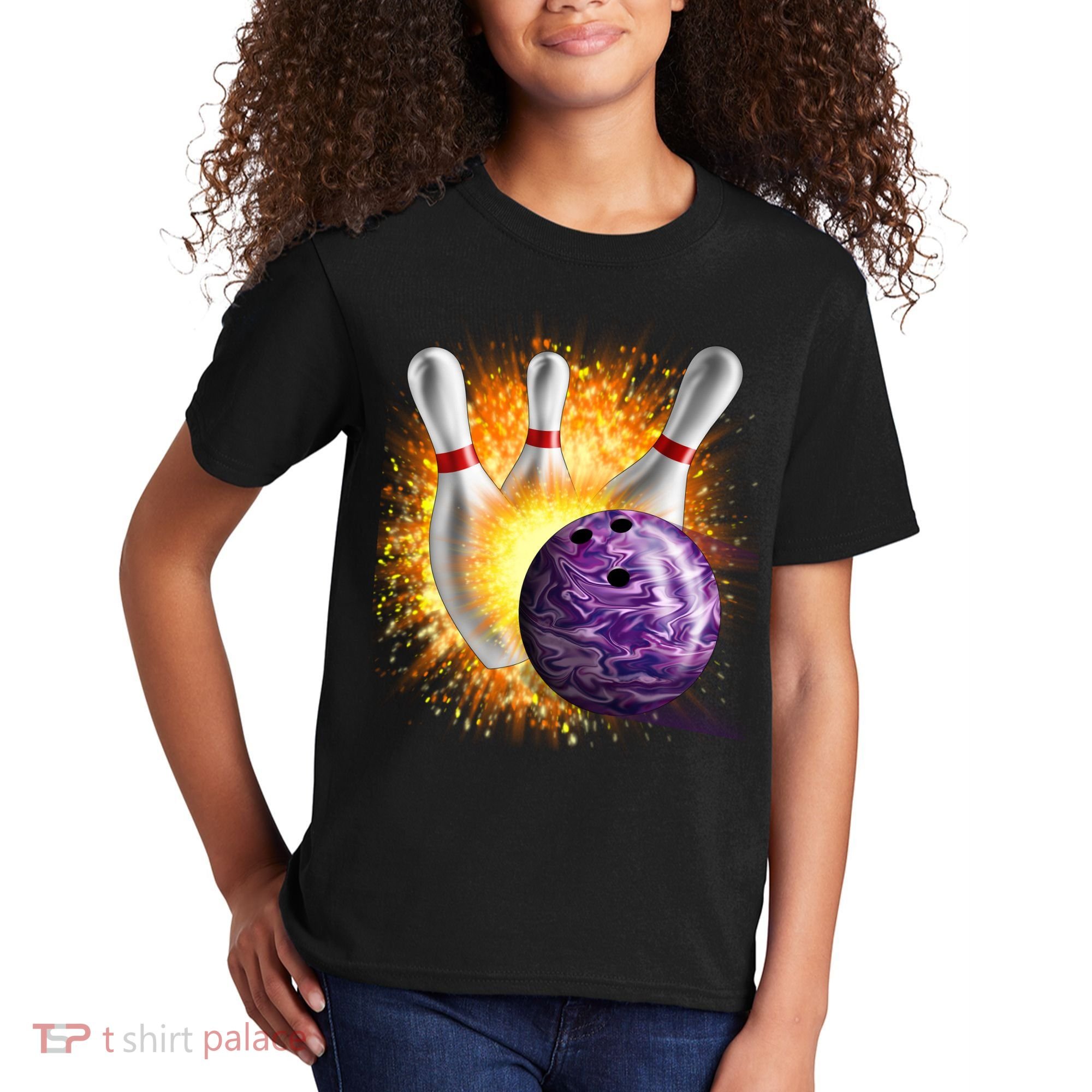 Explosive Spare Hit Bowling Kids T-Shirt