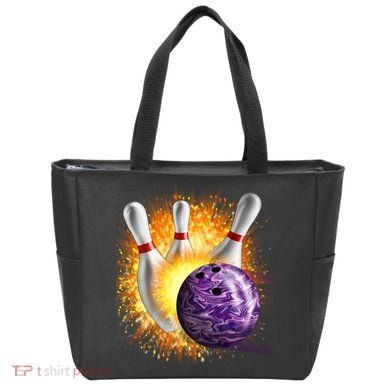 Explosive Spare Hit Bowling Tote Bag