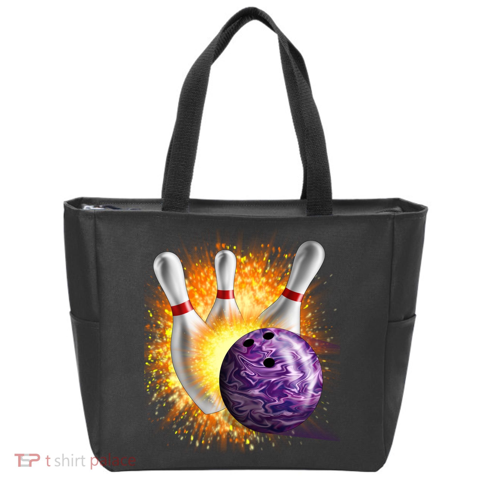 Explosive Spare Hit Bowling Tote Bag