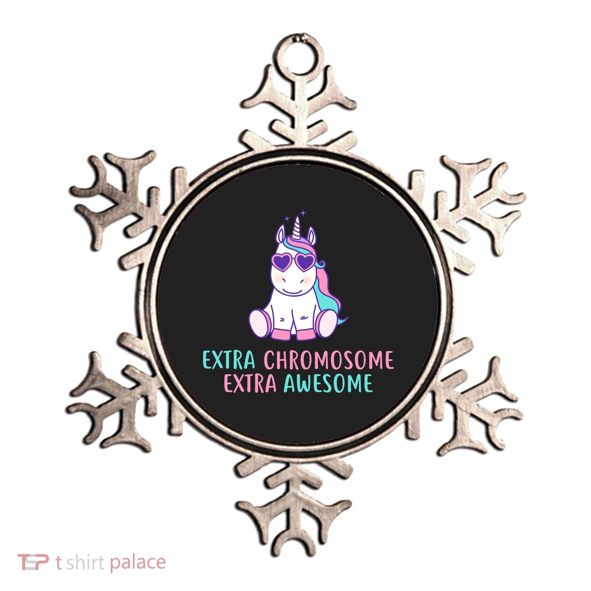 Extra Chromosome Awesome Down Syndrome Ornament