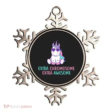 Extra Chromosome Awesome Down Syndrome Ornament