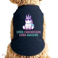 Extra Chromosome Awesome Down Syndrome Doggie Tank thumb 0